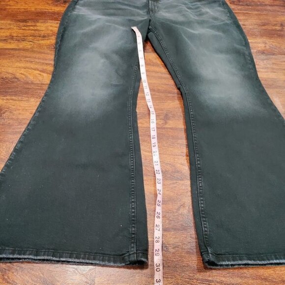 We The Free Black Flare Jeans Womens Size 34 Boho Antiquewash NWT - Picture 11 of 16